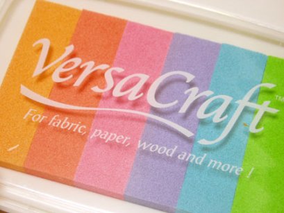 INK Pad versa craft หมึกกันน้ำสีสดใส 6 สีในตลับเดียว โทนเข้ม (copy)