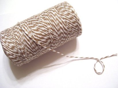 Baker&#039;s Twine color cappuccino brown and White 