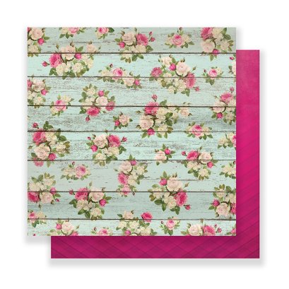 Pink Paislee - C&#039;est La Vie Collection - 12 x 12 Double Sided Paper  