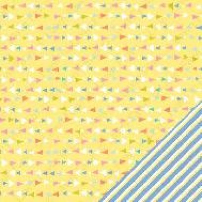 Lawn Fawn - Daphne&#039;s Closet Collection - 12&quot;x12&quot; Double Sided Paper - Bell Bottoms