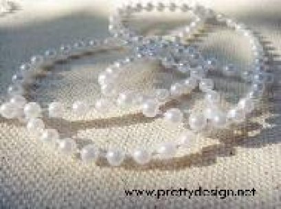 ไข่มุกเส้นญี่ปุ่น สีมุก แนววิลเทจ 