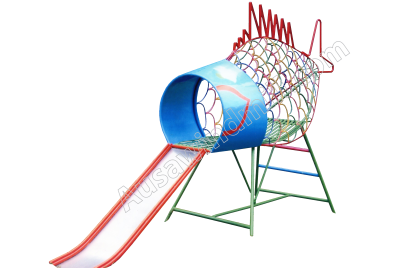 เครื่องเล่นสนาม กระดานลื่นปลา