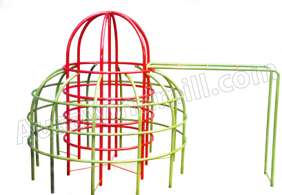 เครื่องเล่นสนาม โดมปีนป่ายบาร์ข้าง