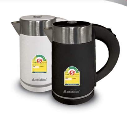 HANABISHI กาต้มน้ำไร้สาย 0.8 ลิตร | รุ่น HCK-08