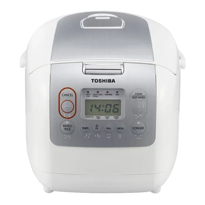 หม้อหุงข้าวดิจิทัล TOSHIBA 1.8 ลิตร รุ่น RC-18NMF หม้อในหนา 4 มม. เคลือบ Healthy Flon