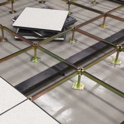 พื้นยกสำเร็จรูป (Raised floor) HPL Antistatic raised access floor