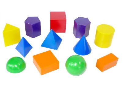 ปริซึมทรงเรขา 12 ทรง (ขนาด 10 ซม.)