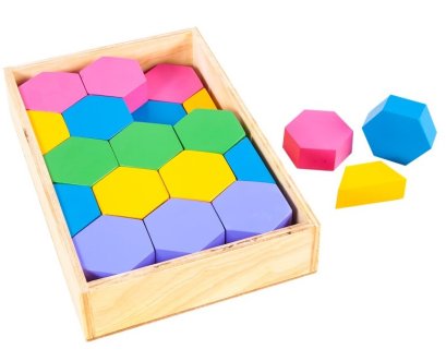 บล็อกสร้างสรรค์หกเหลี่ยม