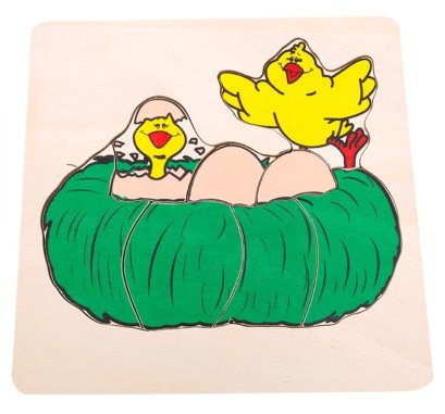 ภาพตัดต่อ ลูกไก่ออกจากไข่