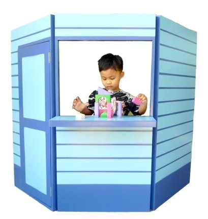 บ้านตุ๊กตาไม่มีหลังคา (ใช้เป็นโรงหุ่น)