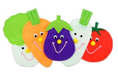 หุ่นมือ ชุดผัก