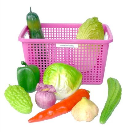ตะกร้าผักจำลอง