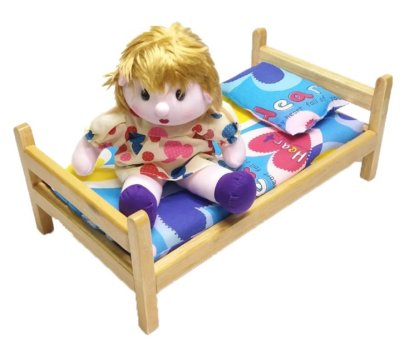 เตียงตุ๊กตาพร้อมตุ๊กตา