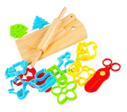 ชุดไม้นวดพร้อมพิมพ์ดินนำ้มัน ชุดใหญ่