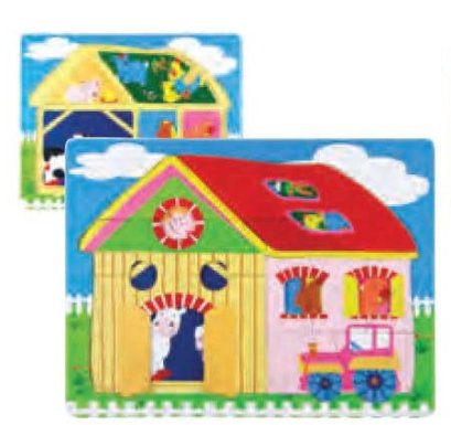 ตัวต่อจ๊ะเอ๋สัตว์อยู่ไหน ชุดฟาร์มสัตว์