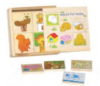 เกมจับคู่ภาพความสัมพันธ์ ชุดที่อยู่อาศัย