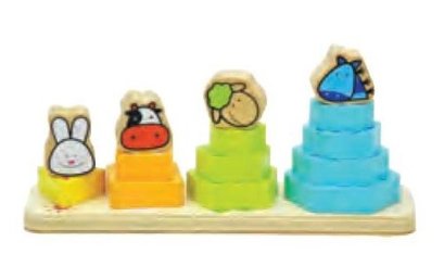 ชุดสัตว์แข่งความสูง (เลข 1-10)