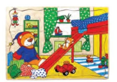 จิ๊กซอว์ห้องนอนน้องหมี (12 ชิ้น)