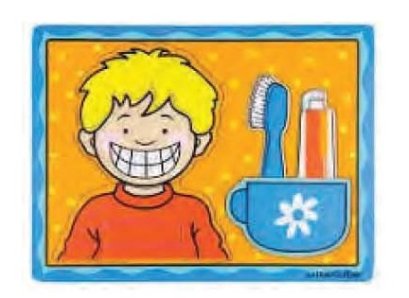 ภาพตัดต่อ หนูชอบแปรงฟัน