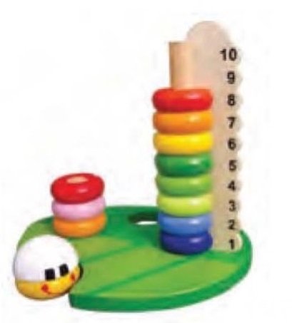 ชั้นลูกคิดตัวเลขหนอนยิ้ม