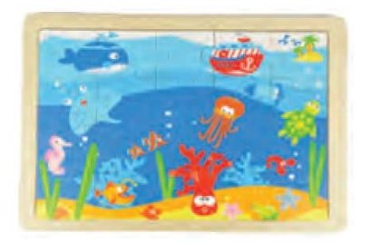 จิ๊กซอว์ต่อภาพสัตว์ใต้ทะเล (20 ชิ่้น)