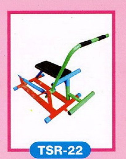 เครื่องออกกำลังแขนลดหน้าท้องเบาะสั้น