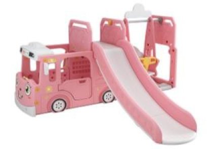 รถโรงเรียนกระดานลื่น+ชิงช้า