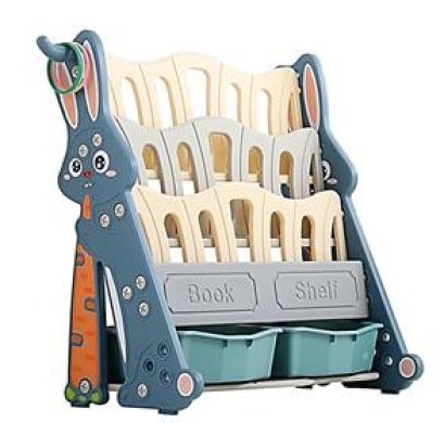 ชั้นวางหนังสือ+ถาดบันนี่