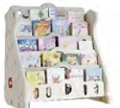 ชั้นวางหนังสือหมีขาว 5 ชั้น