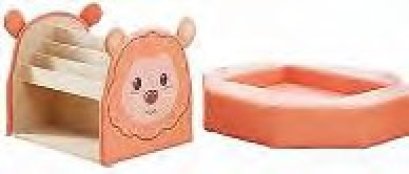 ชั้นวางหนังสือโซฟาสิงโต