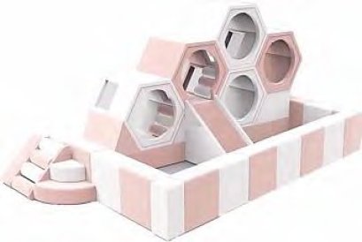 สถานีรังผึ้งกระดานลื่น 5 ช่อง+บ่อบอล