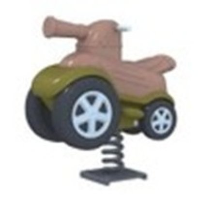 โยกเยกสปริงรถถัง 2 สี