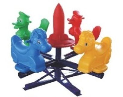 ม้าหมุนรูปสัตว์ 4  ที่นั่ง