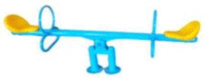 ไม้กระดก 2 ที่นั่ง ขาตรง