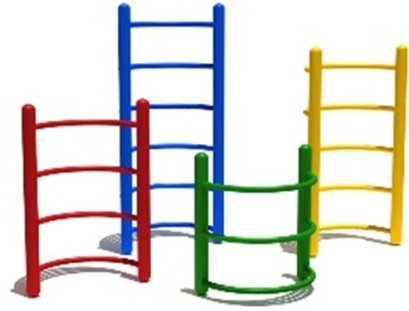 ปีนป่ายโค้ง 4 ฐาน