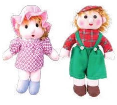 ตุ๊กตาผ้า ขนาด 13 นิ้ว ชาย-หญิง