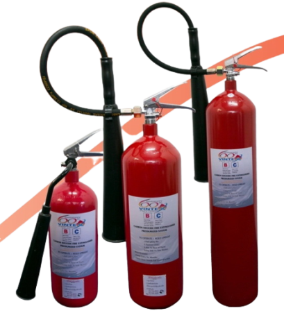 ถังดับเพลิง ชนิดก๊าซคาร์บอนไดออกไซด์ (Carbon Dioxide Co2)