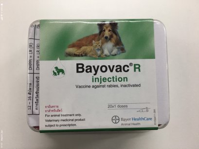 วัคซีนป้องกันโรคพิษสุนัขบ้า "ไบโยแวค อาร์"