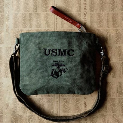 A5 KIT BAG (green)USMC logo