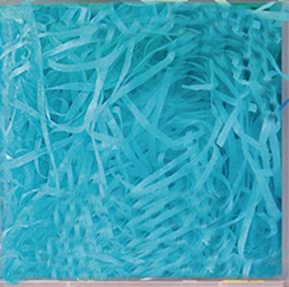 กระดาษฝอยราเฟีย สีฟ้าเข้ม