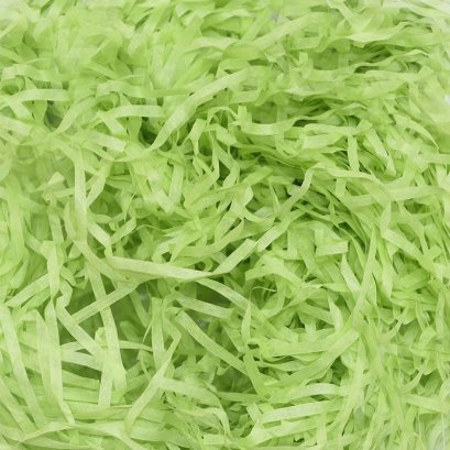 กระดาษฝอยราเฟีย สีเขียวอ่อน