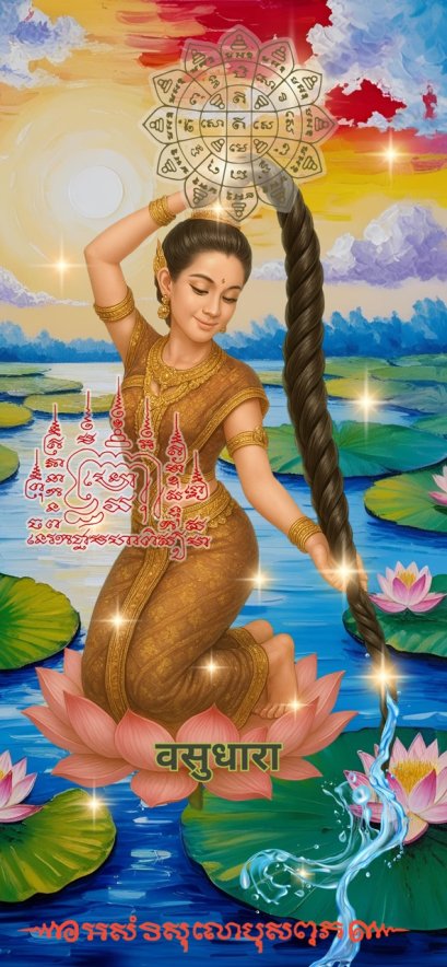 Phra Mae Thorani Lucky Charm Wallpaper