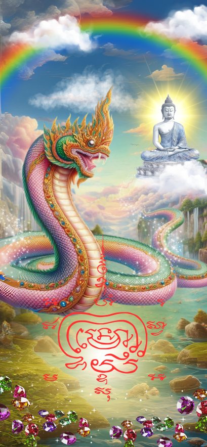 วอลเปเปอร์พญานาคสีรุ้ง