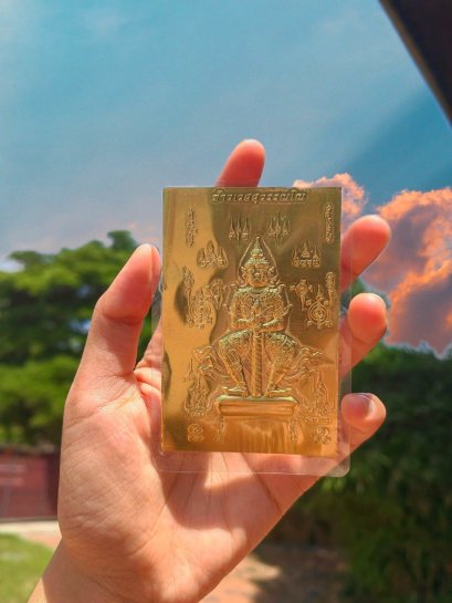 Phra Taw Waes Suwan Mahaleab Yantra Card