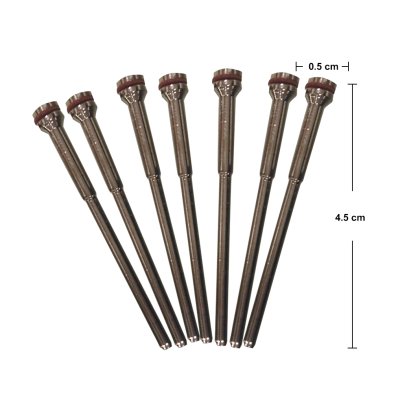 Mandrel #46 ก้านสำหรับใส่แผ่นขัด ตัด ผ้าขัด ล้อยางขัด 10ชิ้น