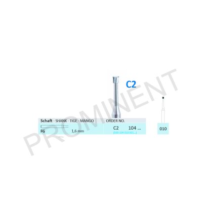 CARBIDE BURS C2 104 010 / 1PCS