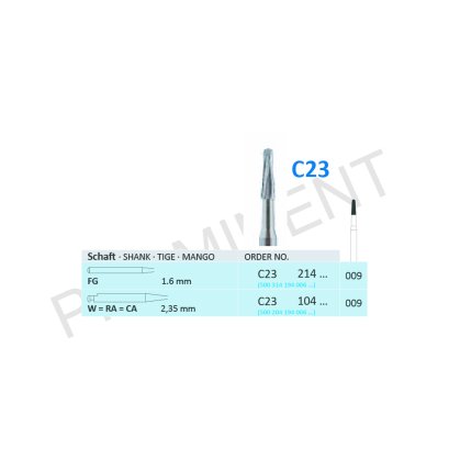 CARBIDE BURS C23 104 009 / 1PCS