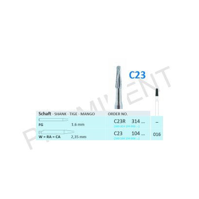 CARBIDE BURS C23 104 016 / 1PCS