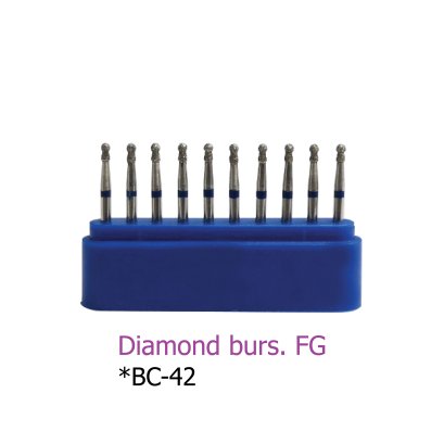 Diamond burs. FG *BC-42