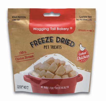 Wagging Tail Diced Pork Freeze Dried 40 g